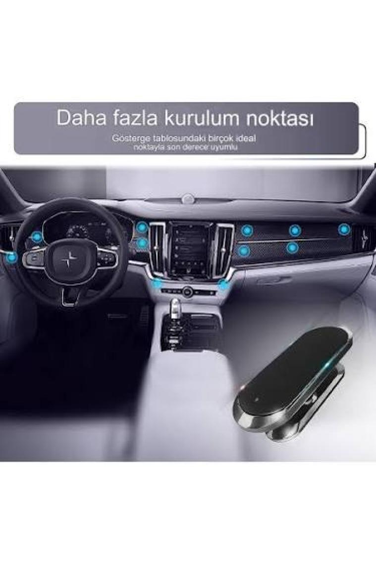Livx Mini Süper Güçlü 8 Mıknatıslı Telefon Tutucu Vhb Yapışkan Ped Desteği Manyetik F16
