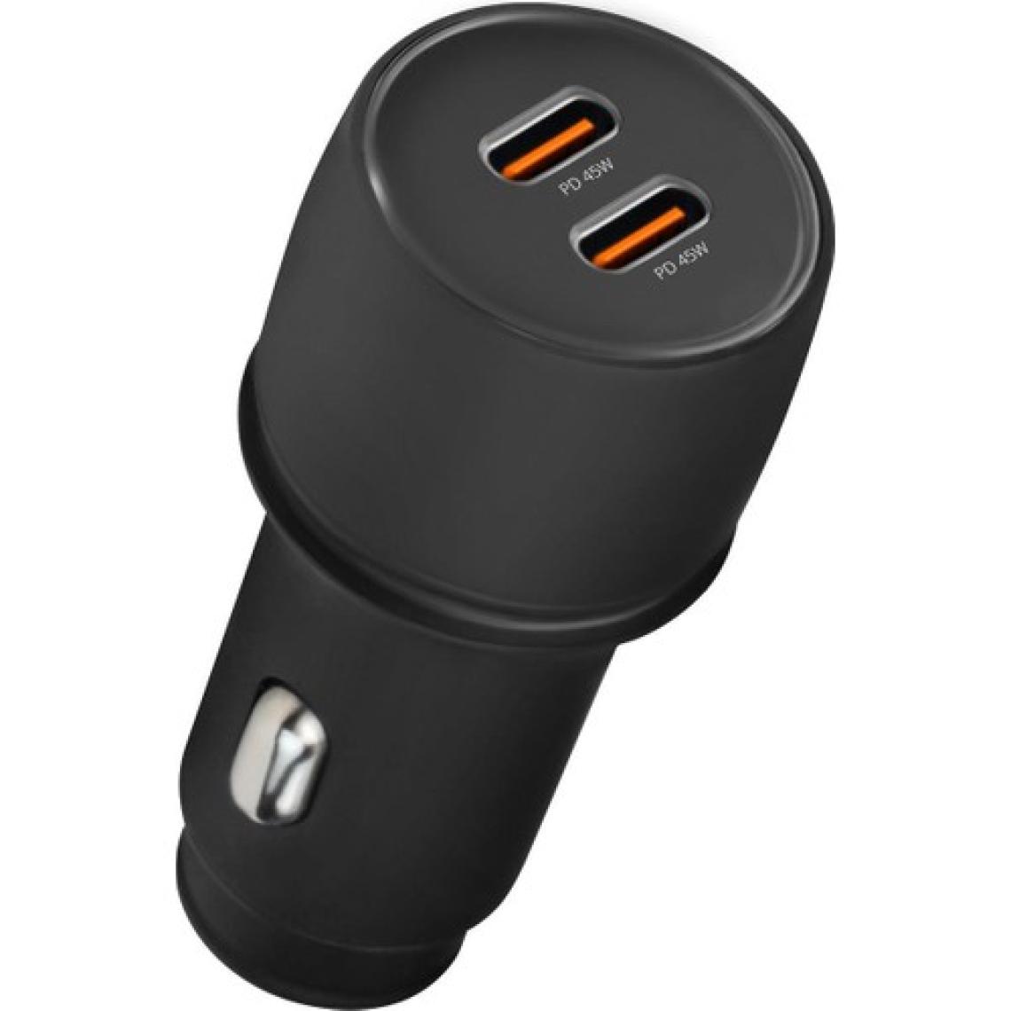 Powerway 45W Pd Ultra Hızlı 2x Type-C Girişli Araç Içi Çakmaklık Şarj Adaptörü, CC45 Araç Şarj Başlığı