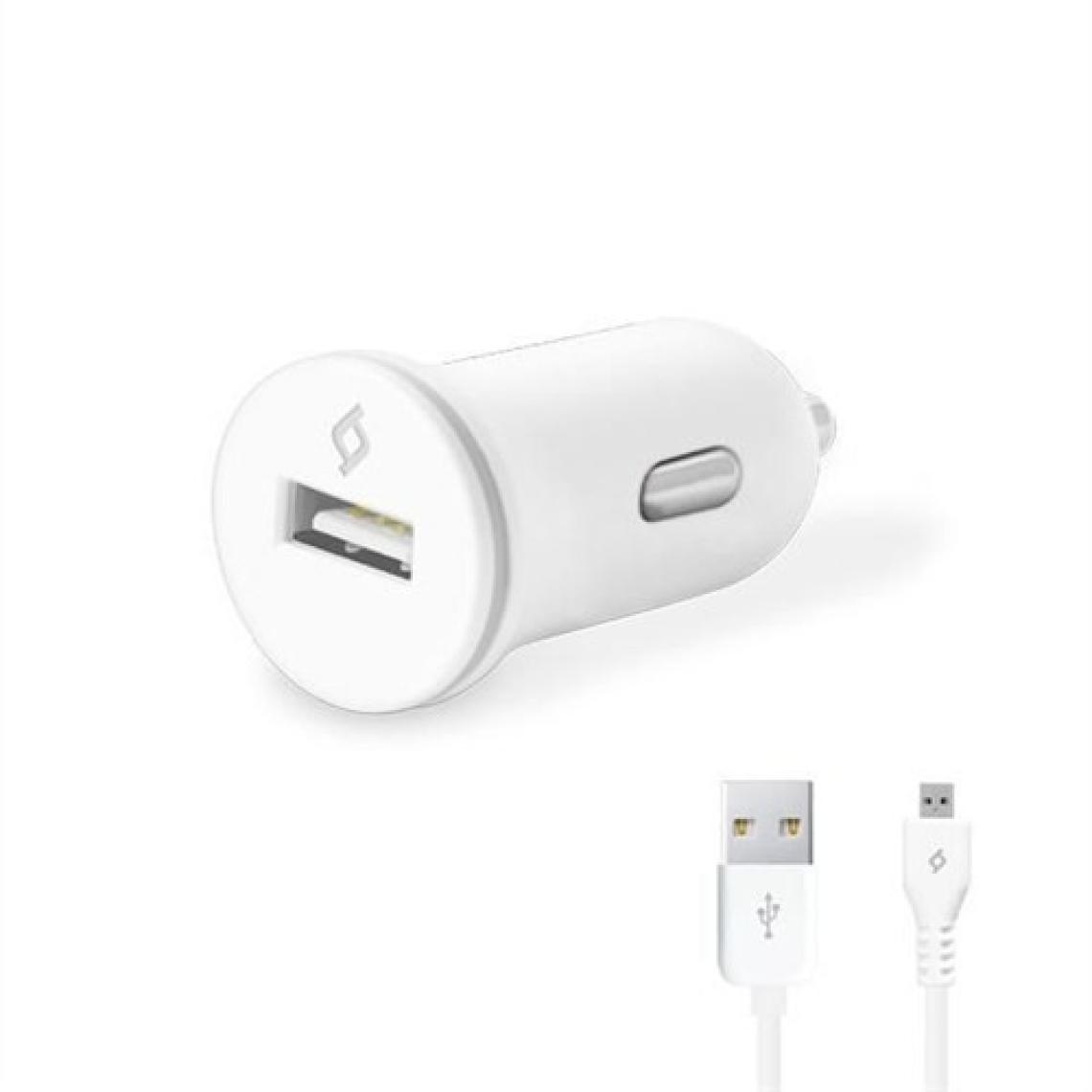 Ttec Compact Araç Şarj Cihazı Micro Usb 1000 Ma Beyaz – 2Ckc01b
