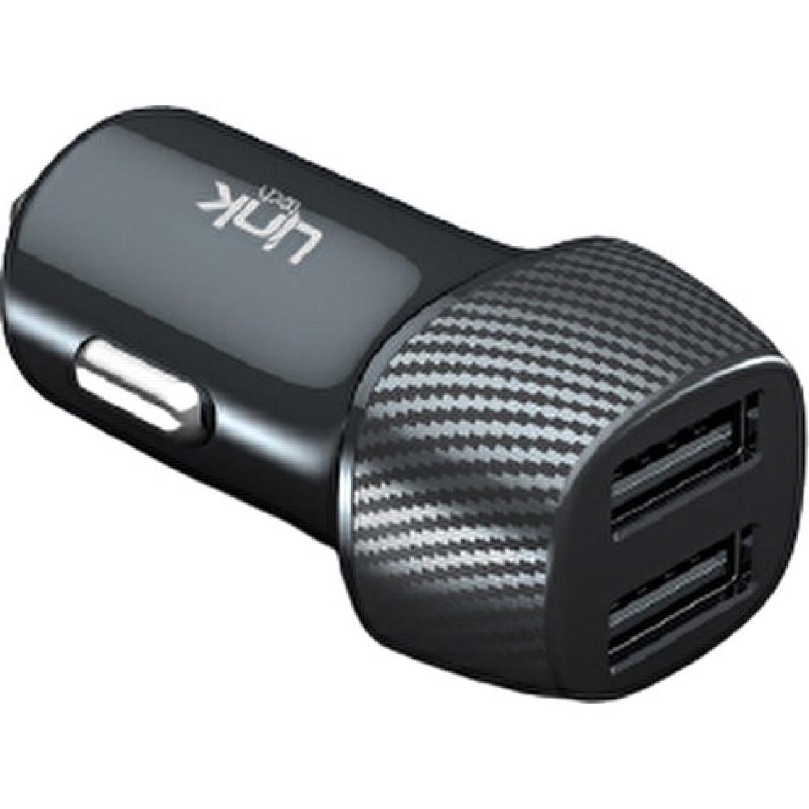 Linktech C490 Çift Girişli Araç Içi Şarj Aleti 3.1A Siyah