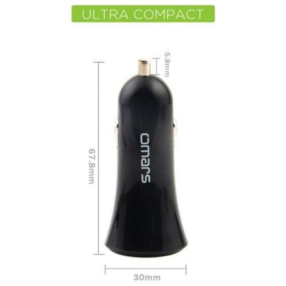 Omars 2.4A USB Araç Çakmaklık Şarj Cihazı