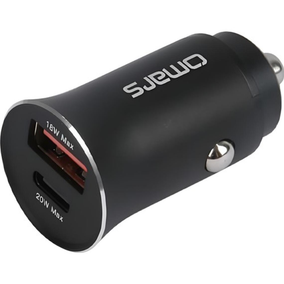 Omars USB Type-C Pd 20W Çift Portlu Araç Içi Hızlı Şarj Cihazı