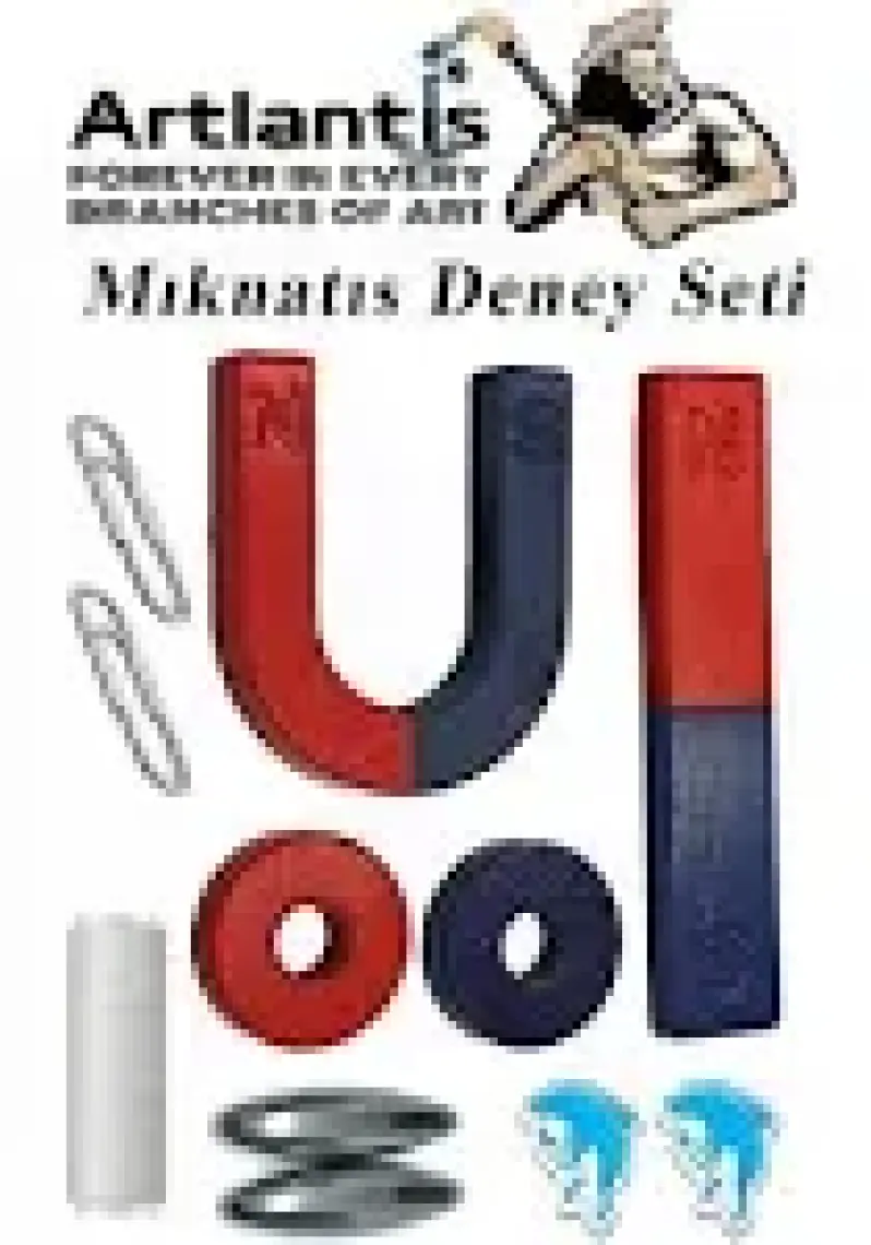Artlantis Mıknatıs Seti 1 Paket Deney Malzemesi Okul Projeleri Için Manyetik Mıknatıs Deney Oyun Seti Eğitici