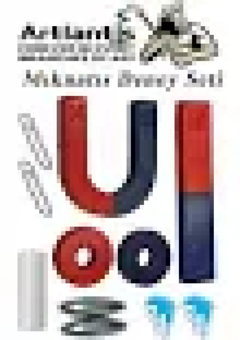 Artlantis Mıknatıs Seti 1 Paket Deney Malzemesi Okul Projeleri Için Manyetik Mıknatıs Deney Oyun Seti Eğitici