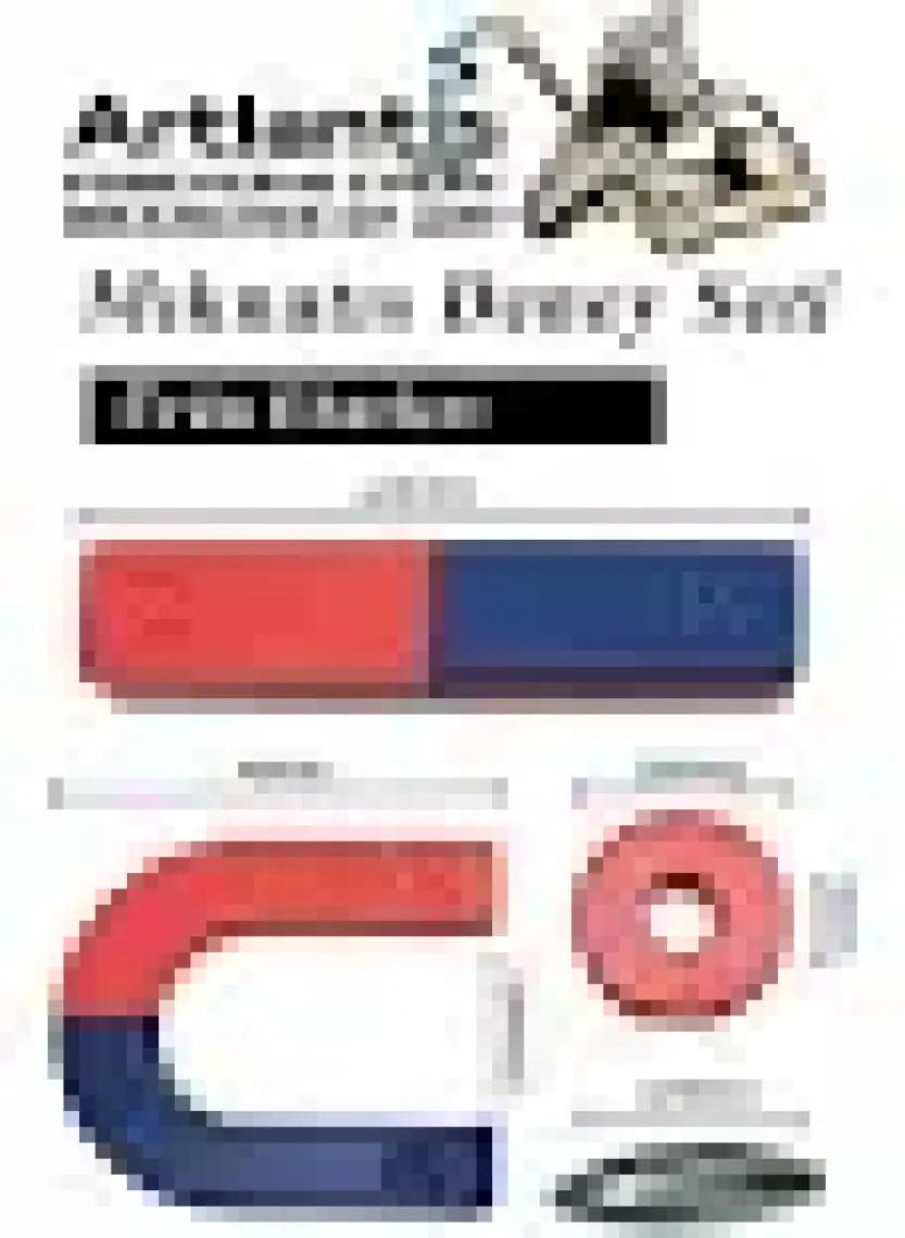 Artlantis Mıknatıs Seti 1 Paket Deney Malzemesi Okul Projeleri Için Manyetik Mıknatıs Deney Oyun Seti Eğitici
