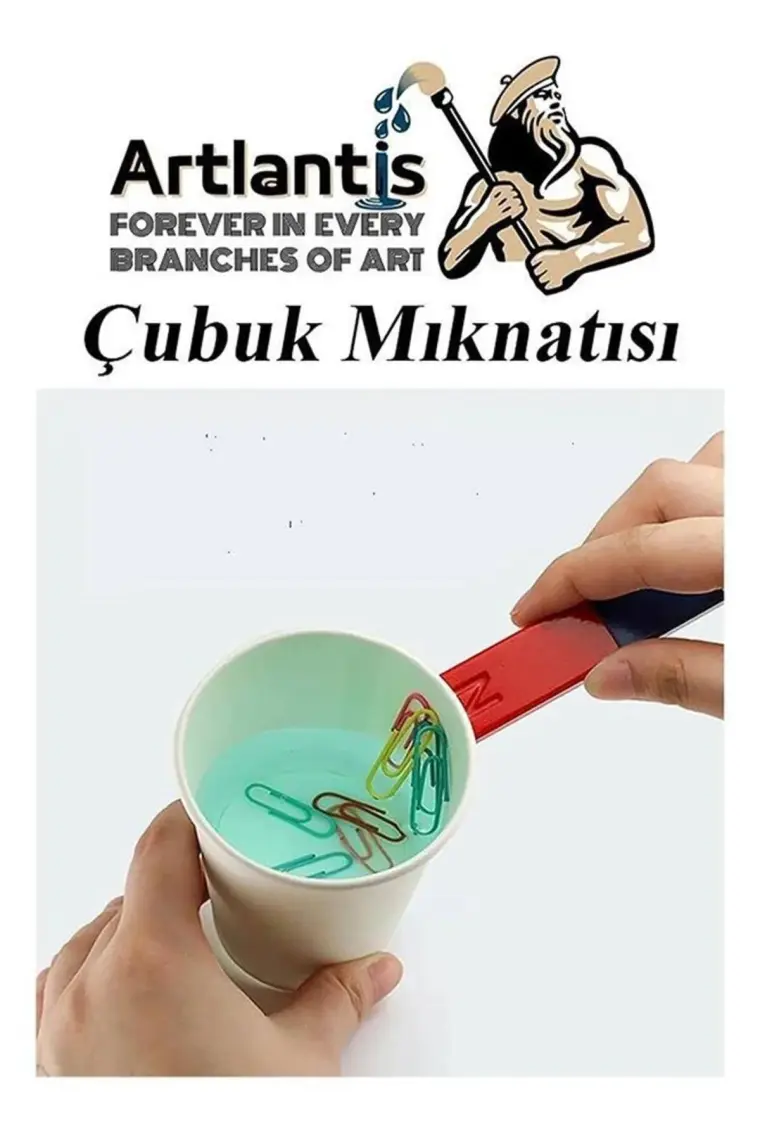 Artlantis Mıknatıs Seti 1 Paket Deney Malzemesi Okul Projeleri Için Manyetik Mıknatıs Deney Oyun Seti Eğitici