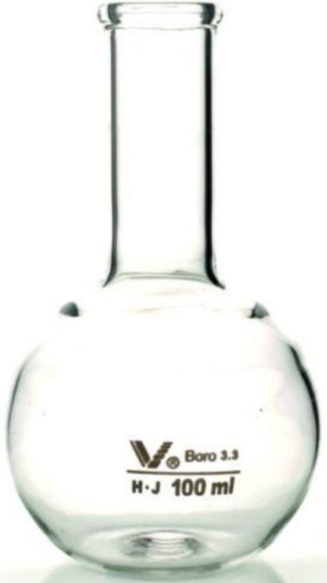 Edulab Cam Balon 500 ml Dibi Düz