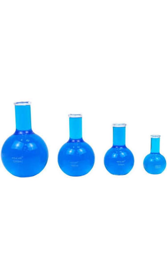 Edulab Cam Balon 500 ml Dibi Düz
