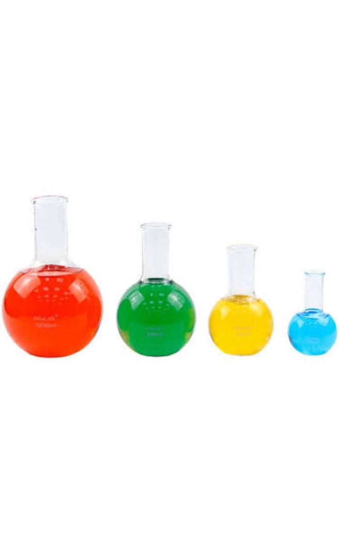 Edulab Cam Balon 500 ml Dibi Düz