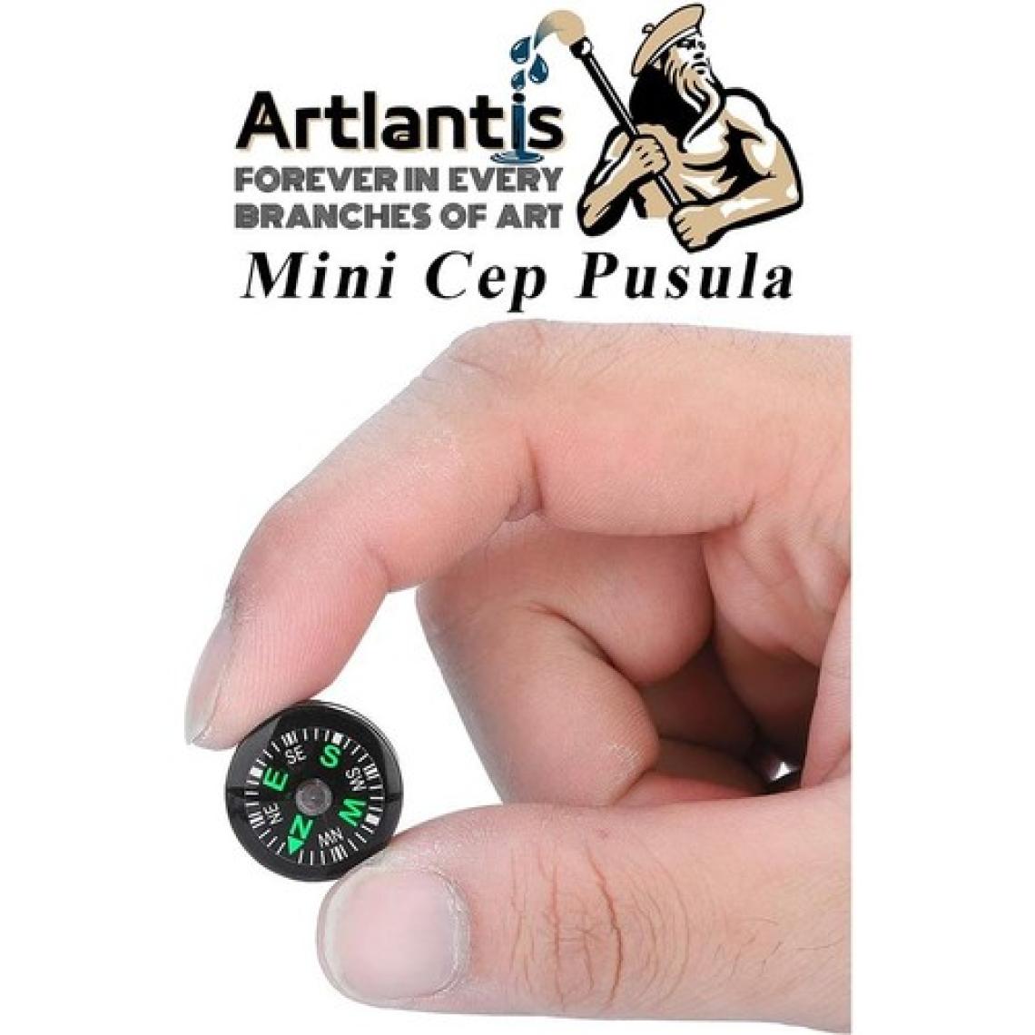 Artlantis Mini Pusula 1 Adet Küçük Pusula Okul Deney Gezi Cep Pusulası Manyetik Pusula 7X30 mm Plastik Öğrenci