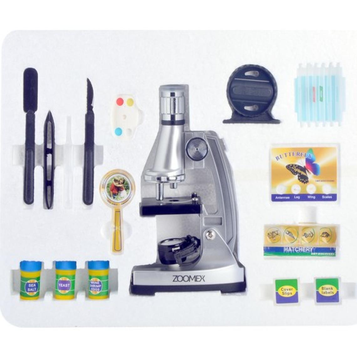 Zoomex MPZ-C1200 Mikroskop Set - 1200 Kat Büyütme - Eğitici ve Öğretici - Geleceğin Bilim İnsanı Olun!