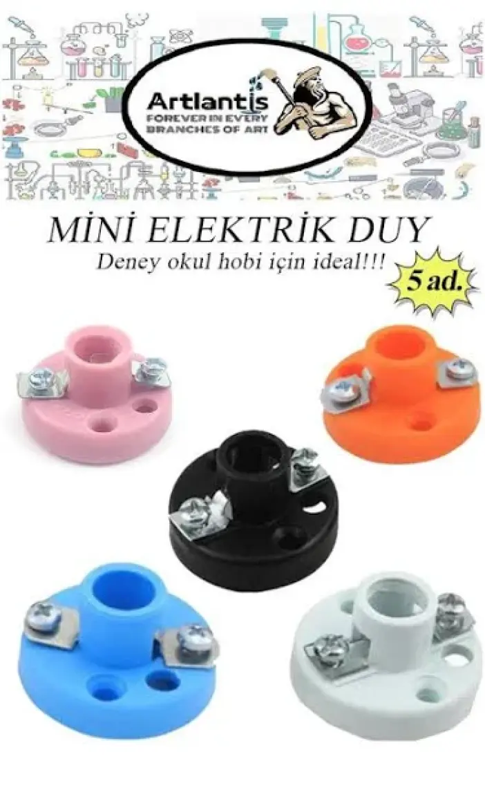 Artlantis Seri ve Paralel Elektrik Devresi 1 Paket Basit Elektrik Devresi Deney Seti Eğitici Iş Eğitimi Seti