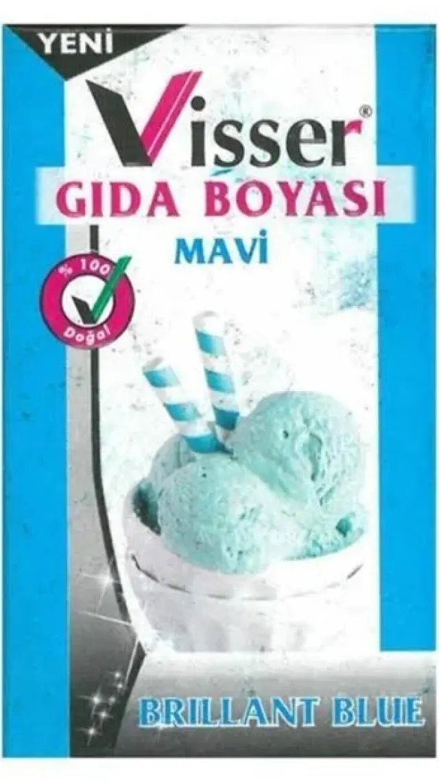 Visser Visser Gıda Boyası Toz 9gr Mavi