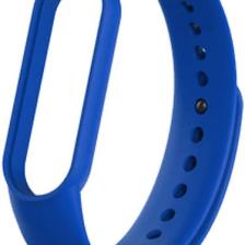 Kyver Xiaomi Mi Band 5 ve 6 Akıllı Bileklik Silikon Kordon Kayış Koyu Mavi