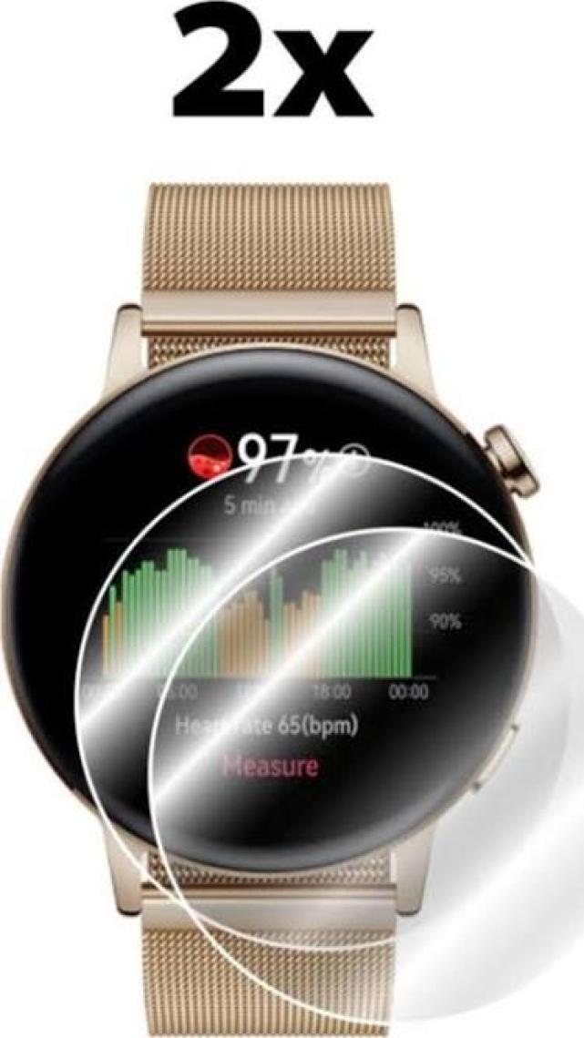 IPG Huaweı Watch Gt 3 42 mm ile Uyumlu Ipg Ekran Koruyucu (2 Adet)