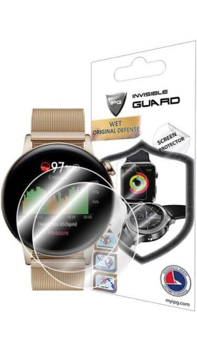 IPG Huaweı Watch Gt 3 42 mm ile Uyumlu Ipg Ekran Koruyucu (2 Adet)