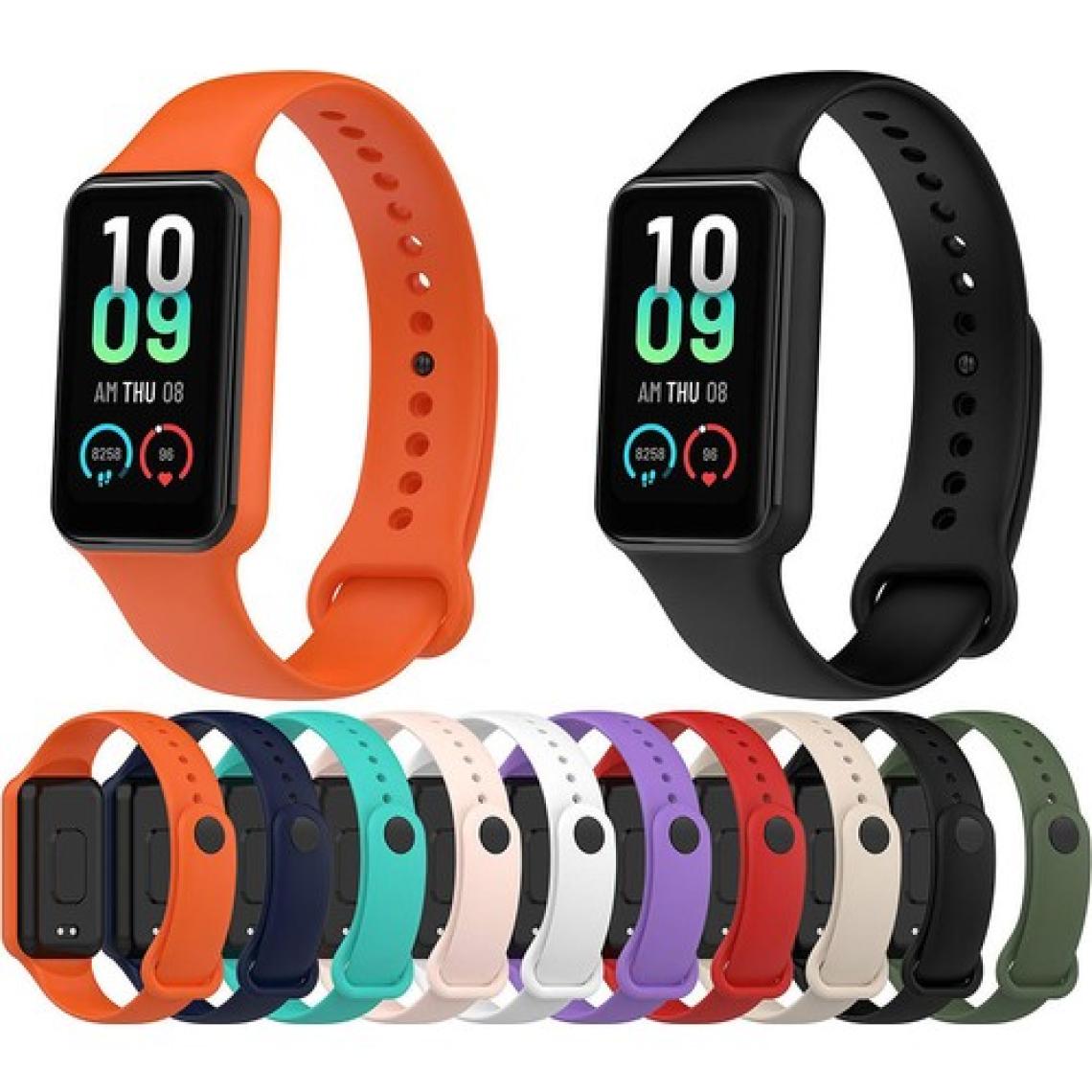 Xiaomi Amazfit Band 7 Silikon Kordon Yumuşak Esnek Yapılı Tasarım (Krd-87)