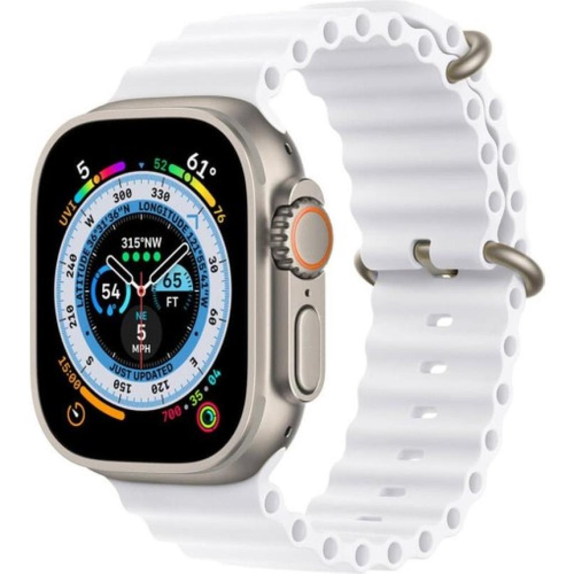 Koodmax Apple Watch Uyumlu Ultra Ocean Loop Tokalı Kayış Kordon 38 40 41MM