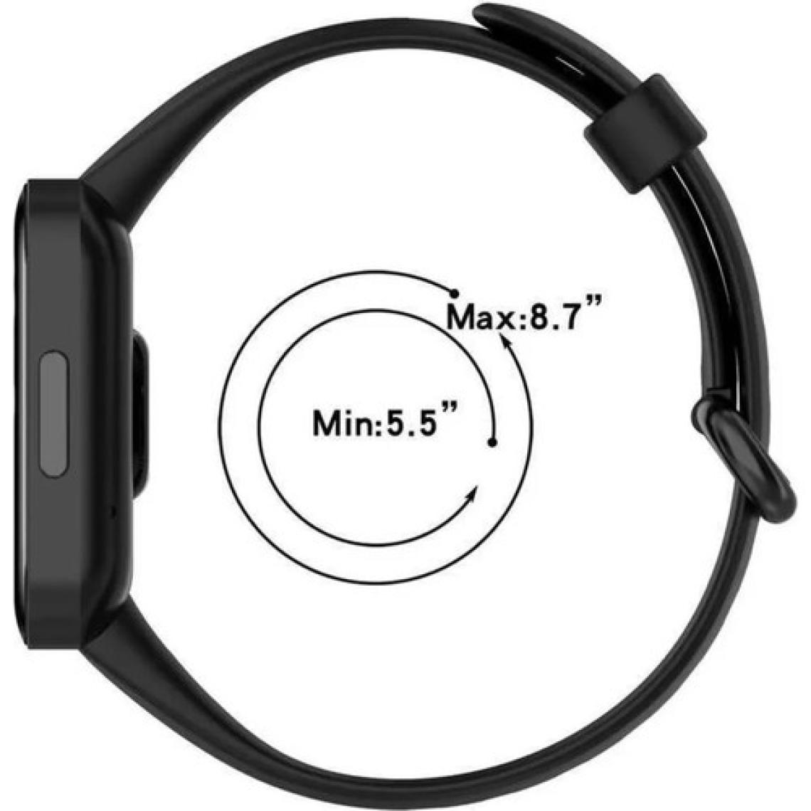 Mimtec Xiaomi Redmi Watch 2 Lite Uyumlu Kordon Akıllı Saat Bileklik Kordonu Silikon Kayış