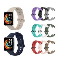 Mimtec Xiaomi Redmi Watch 2 Lite Uyumlu Kordon Akıllı Saat Bileklik Kordonu Silikon Kayış