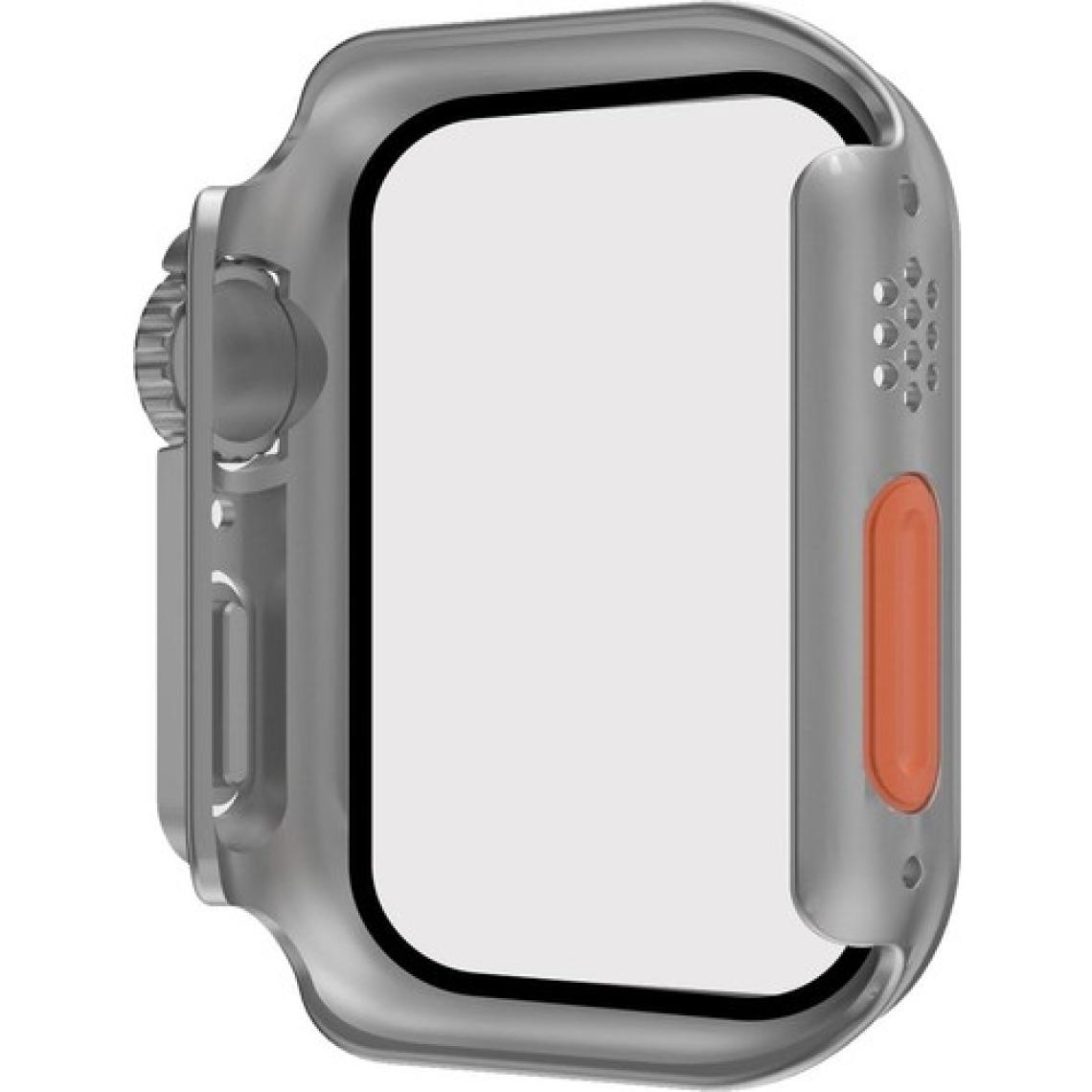 Fibaks Apple Watch Series Se 2 4 5 6 44MM Kasa ve Ekran Koruyucu Watch Ulltra 49MM Görünümlü Kasa Çevirici