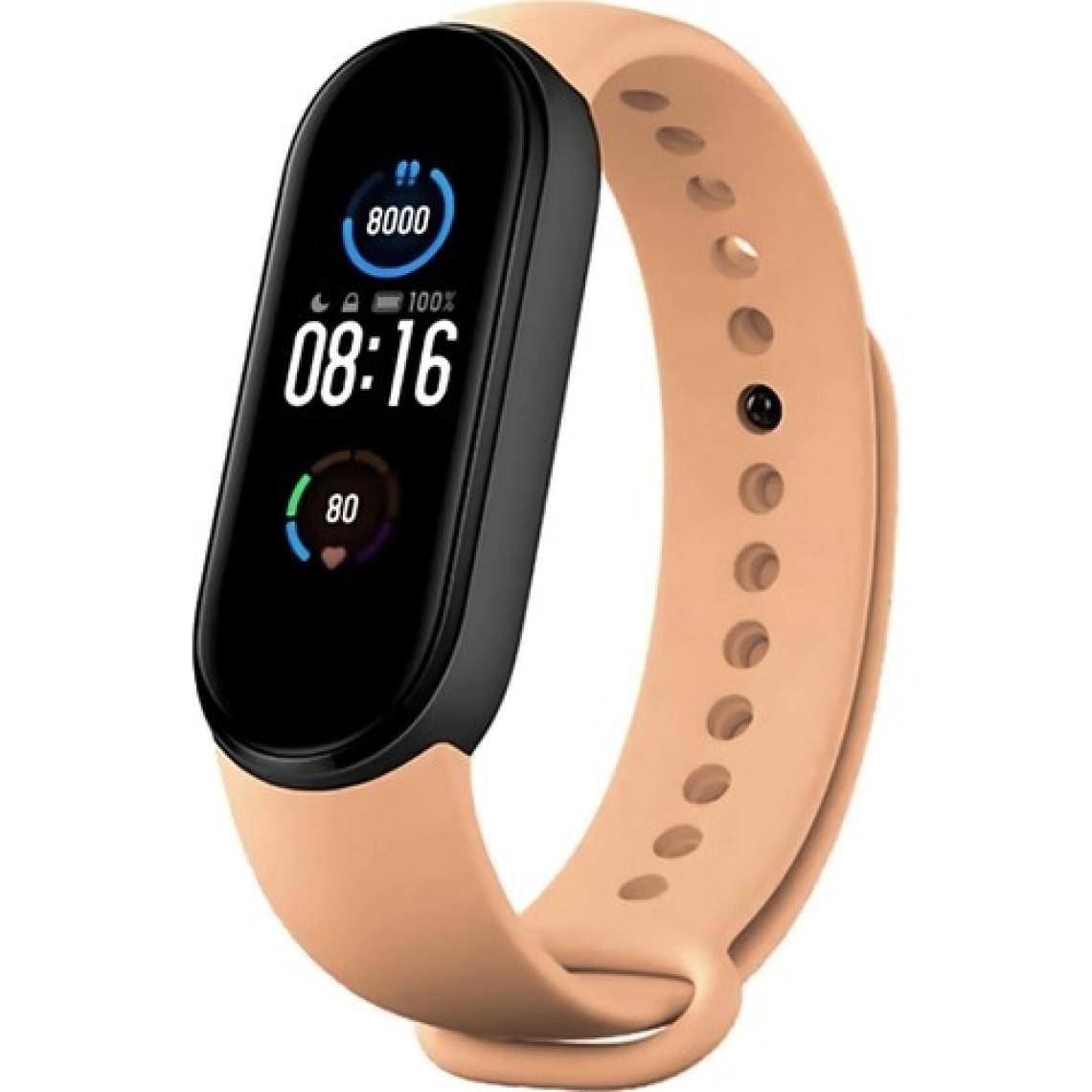 Techmaster Xiaomi Mi Band 5 Mi Band 6 Mi Band 7 Uyumlu Silikon Kordon Kayış