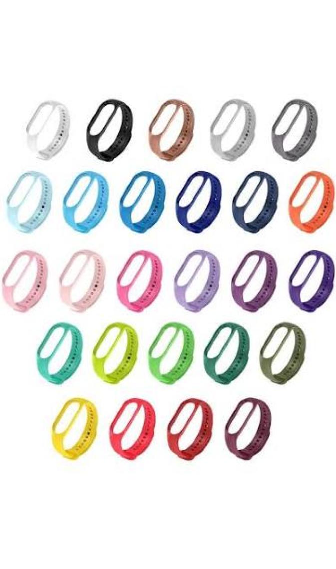 Kyver Xiaomi Mi Band 7 ile Uyumlu Silikon Kordon Gül Pembe