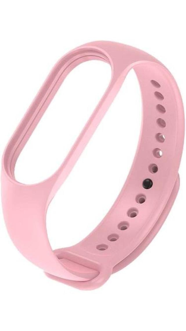 Kyver Xiaomi Mi Band 7 ile Uyumlu Silikon Kordon Gül Pembe