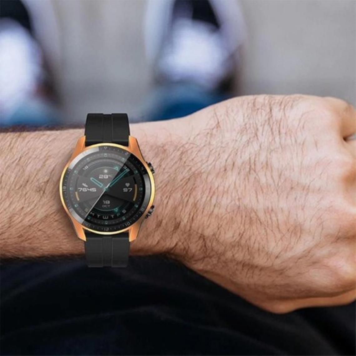 Ally Huawei Watch GT 2 46 mm 360 Koruma Ultra İnce Silikon Kılıf AL-31650 - Rose Gold