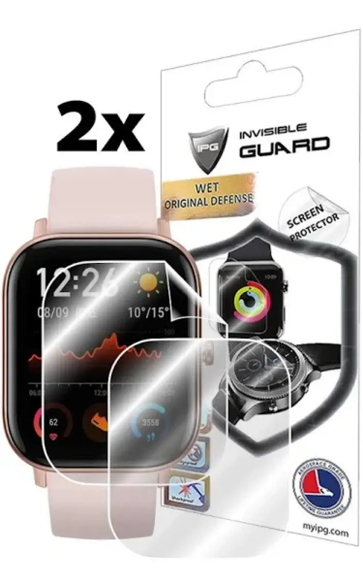 IPG Amazfit GTS GTS 2 GTSe Watch Ekran Koruyucu (2 Adet)