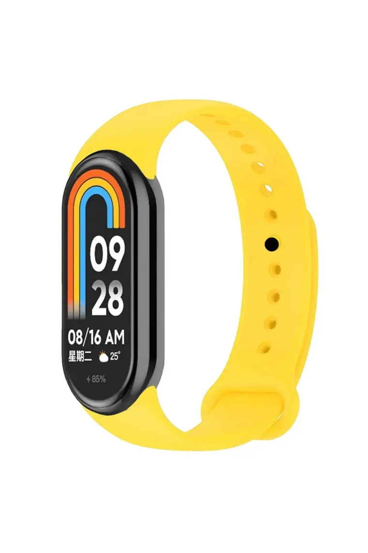 Kyver Kordon, Xiaomi Mi Band 8 ile Uyumlu Silikon Yumuşak Kayış