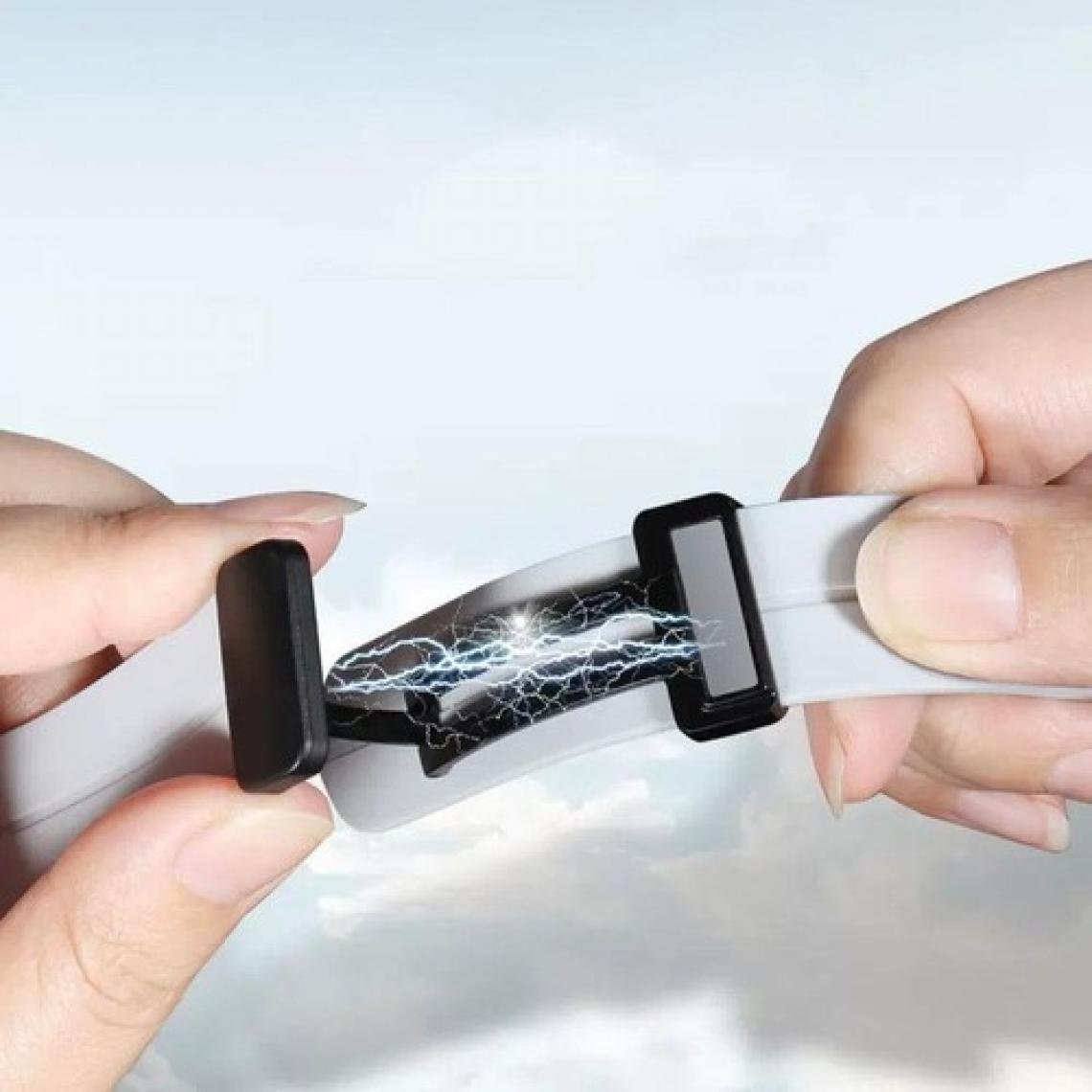 AktarMobile Samsung Galaxy Watch 5 40 44 mm Silikon Kordon Magnetik D Tokalı Spor Kayış Mıknatıslı Toka