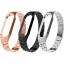 Heptek İletişim Xiaomi Mi Band 5 ve Mi Band 6 Metal Kordon Paslanmaz Çelik Baklalı Tasarım (Krd-04)