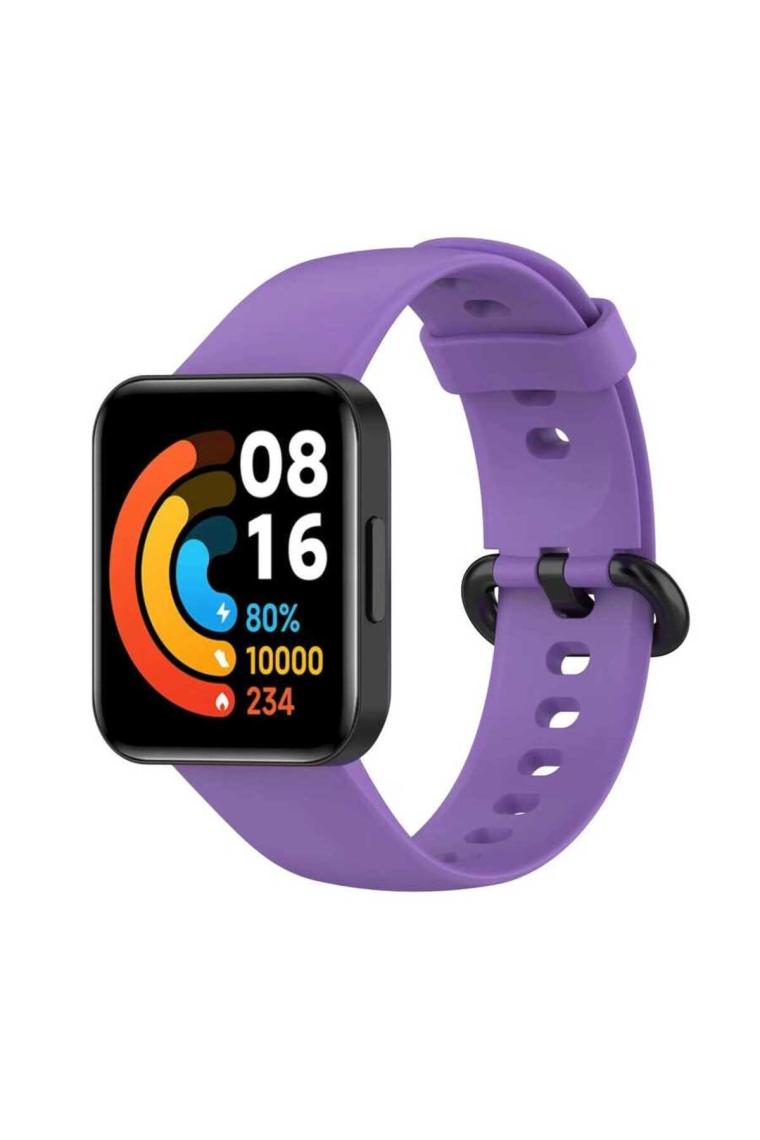 Mimtec Xiaomi Redmi Watch 2 Lite Uyumlu Kordon Akıllı Saat Bileklik Kordonu Silikon Kayış
