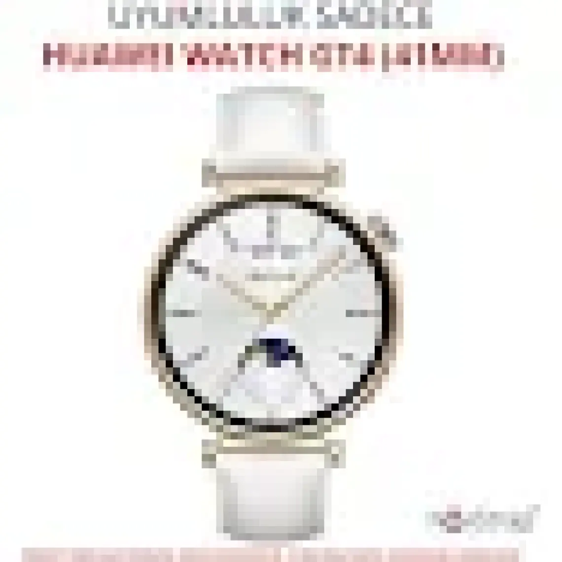 NovStrap Huawei Watch GT4 41mm GT5 41mm ile Uyumlu Kordon (18mm Pimli) Mıknatıslı Metal Hasır Kayış