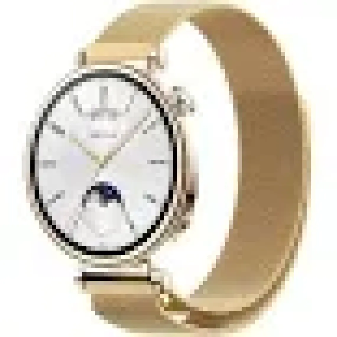 NovStrap Huawei Watch GT4 41mm GT5 41mm ile Uyumlu Kordon (18mm Pimli) Mıknatıslı Metal Hasır Kayış