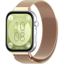 MobaxAksesuar Huawei Watch Fit 4/Fit 4 Pro/Fit 3 Kordon Milano Loop Metal Kordon (Fit/Fit2 Uyumlu Değildir)