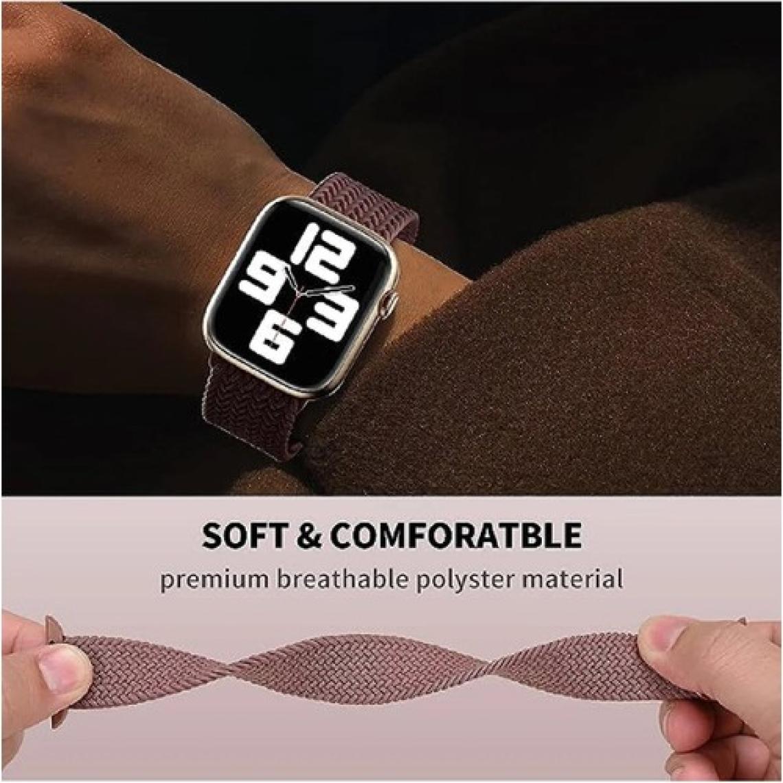 Mimtec Apple Watch Uyumlu 42MM 44MM 45MM 49MM 1/2/3/4/5/6/se/7/8/9 Ultra Kordon Loop Kordon