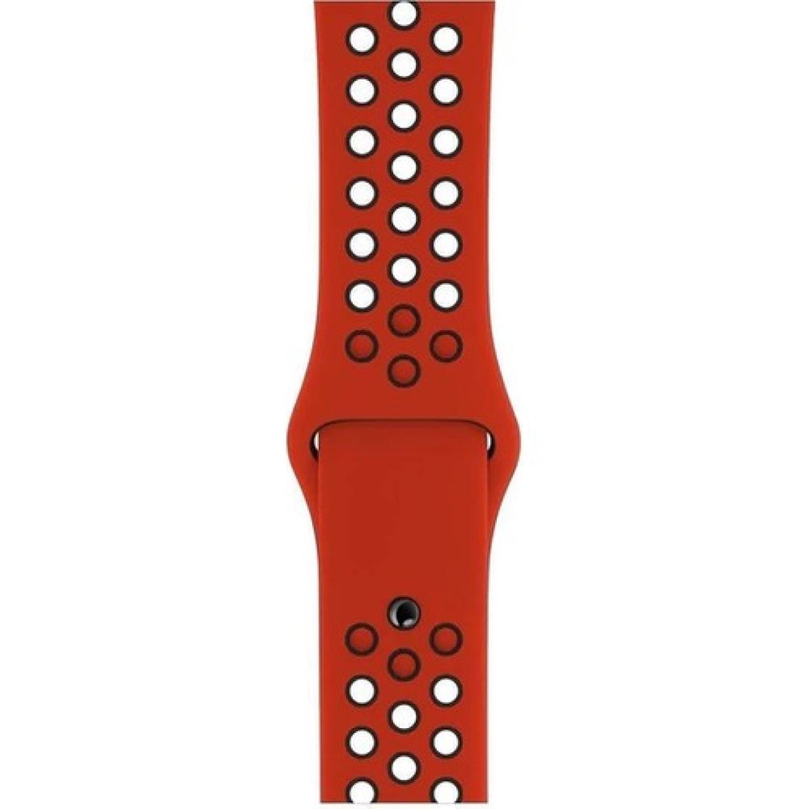 Mi7a  Seri 7 6 5 4 3 2 Se 42MM / 44MM / 45MM Delikli Spor Silikon Kordon