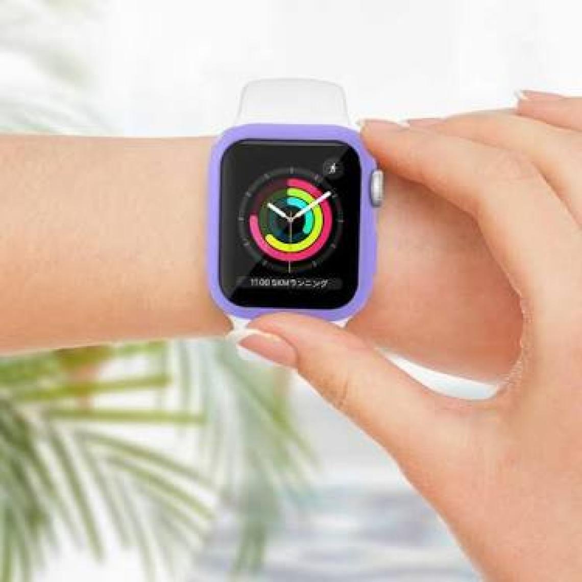 Case 4U Apple Watch Uyumlu 7 Cam Ekran Koruyucu Çerçeveli Kenar Full Koruma Gard 01 45mm