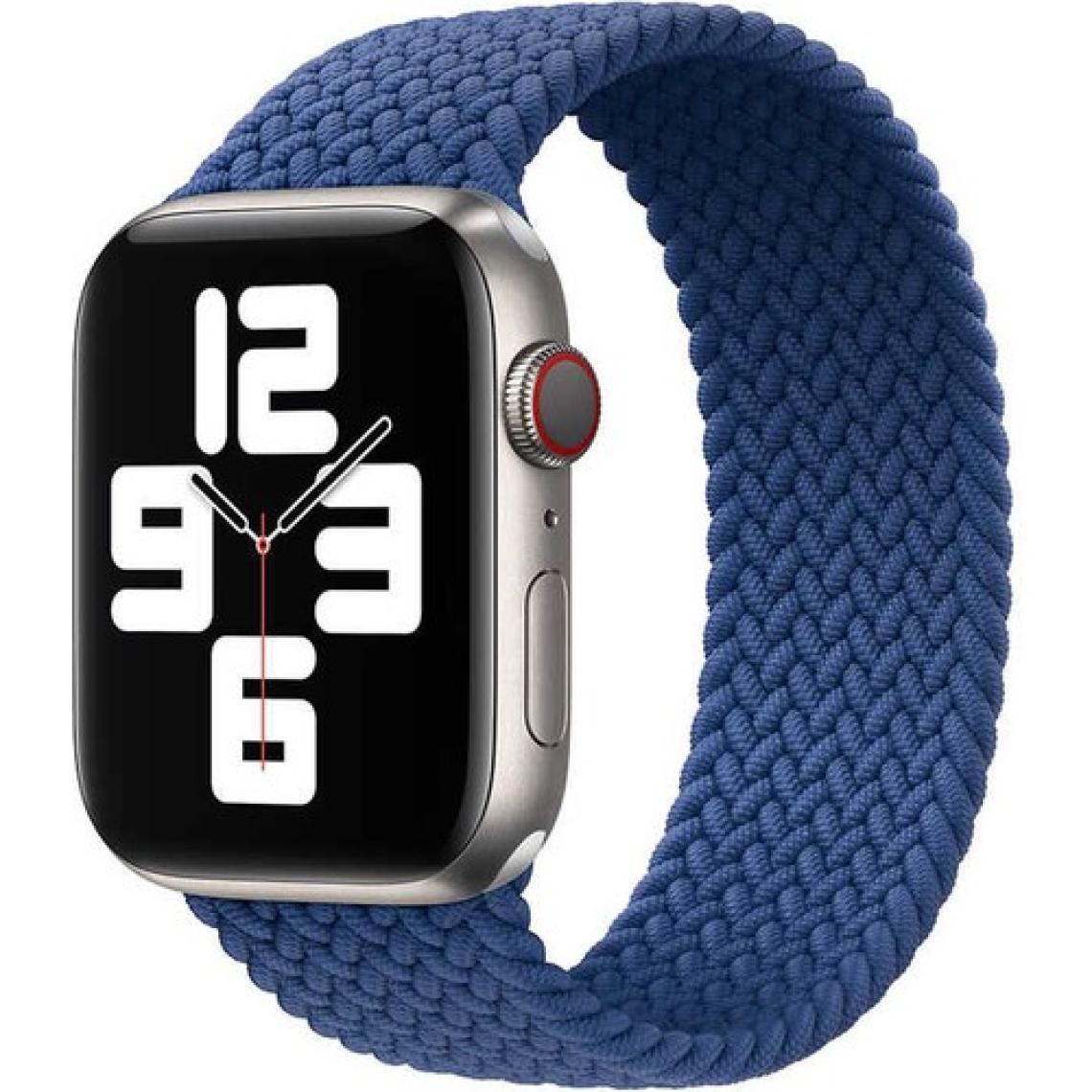 Wiwu Apple Watch 44MM Wiwu Braided Solo Loop Medium Saat Kordon Kayış Bileklik