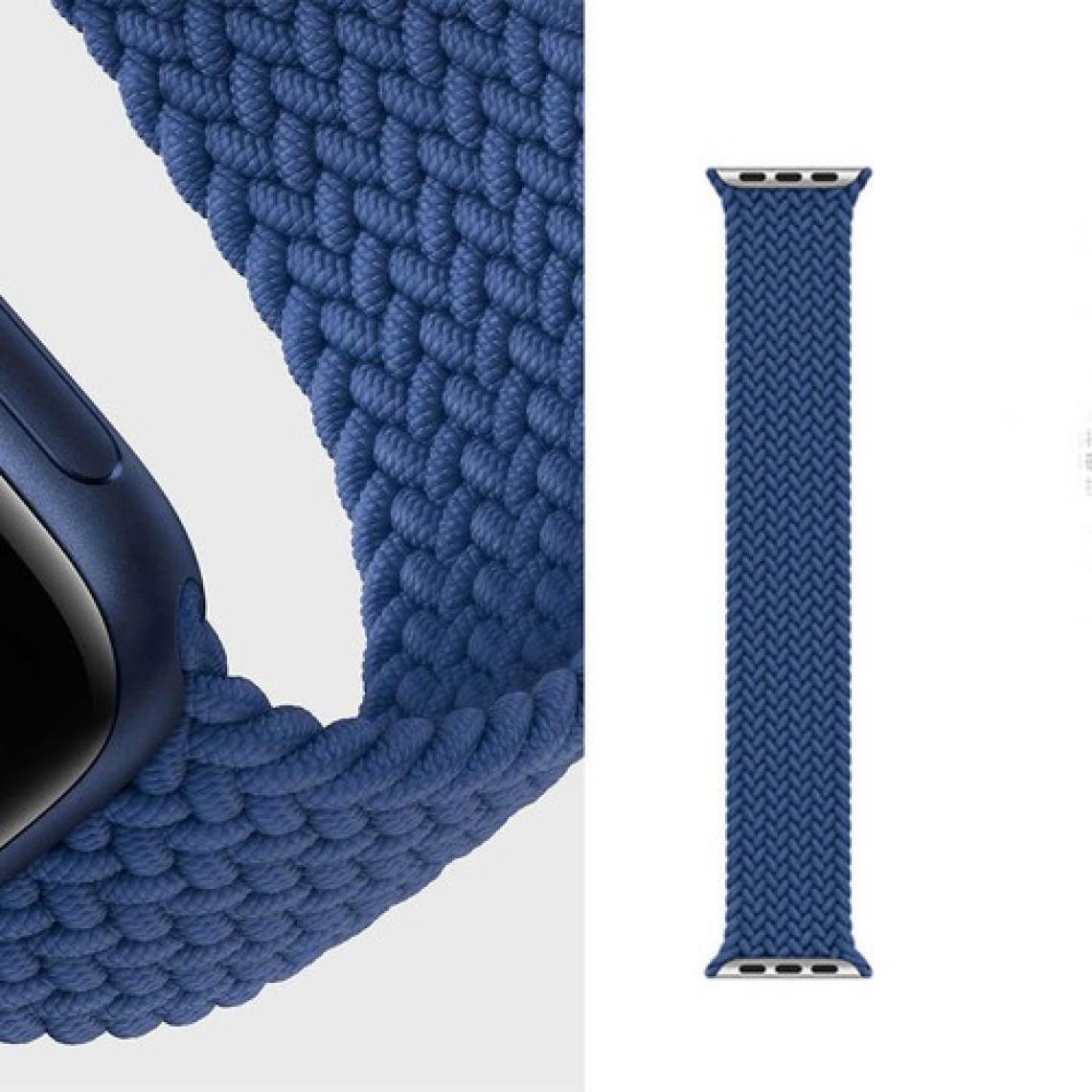 Wiwu Apple Watch 44MM Wiwu Braided Solo Loop Medium Saat Kordon Kayış Bileklik