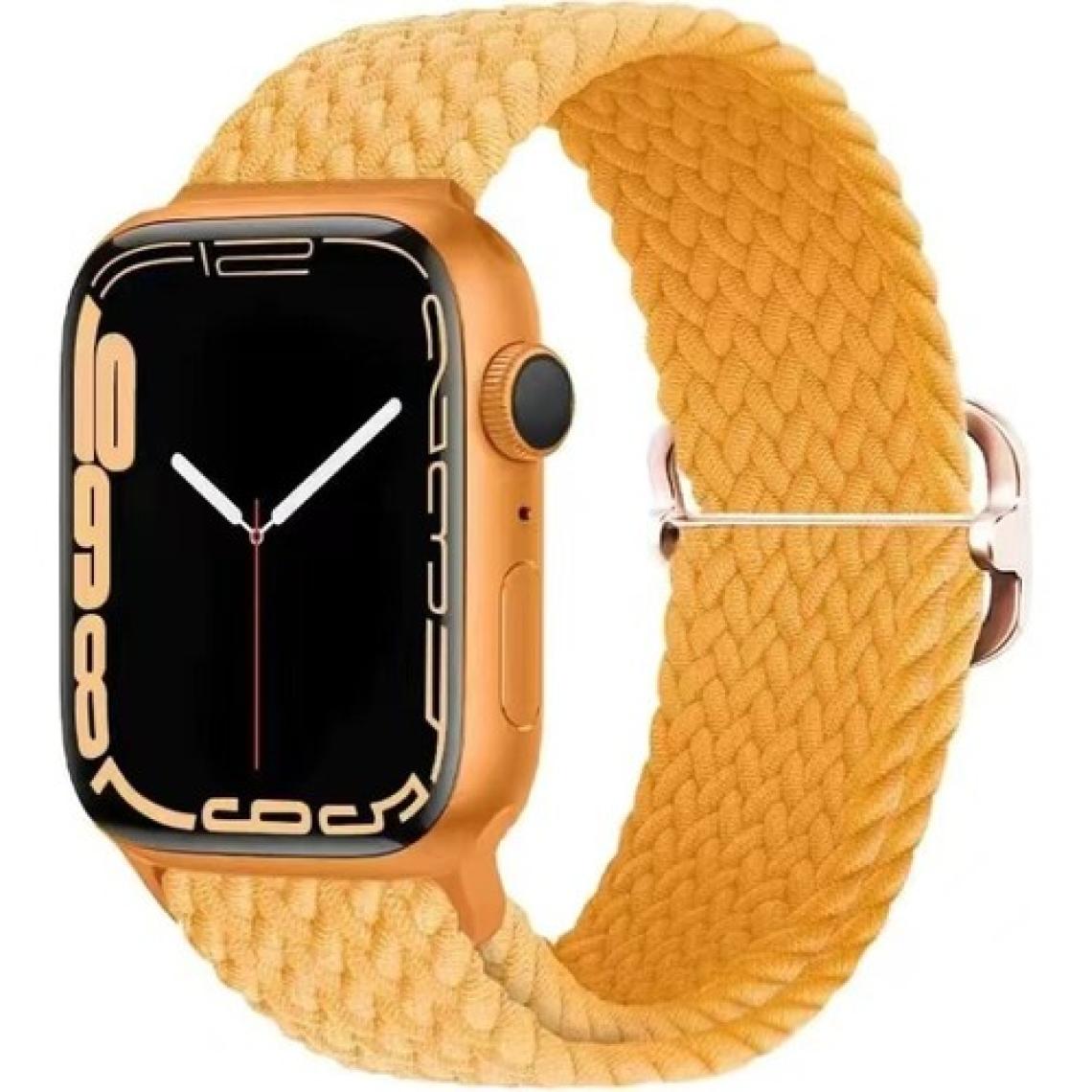 MobaxAksesuar Apple Watch 42/44/45/46/49mm Kordon Örgü Tokalı Kordon 2/3/4/5/6/se/7/8/9/10/ultra