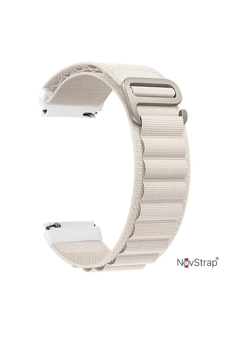 NovStrap Samsung Galaxy Watch 4 5 Pro 6 7 Fe Seri 40 44mm Classic 42 43 45 46 47mm Uyumlu Kordon Alpine Loop