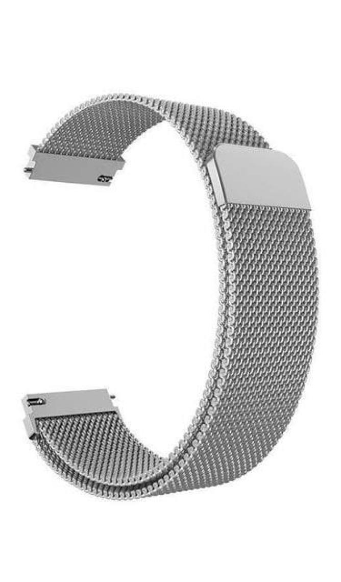 Fibaks Huawei Gt4 41MM Uyumlu Metal Hasır Örgü Mıknatıslı Milano Loop Kordon