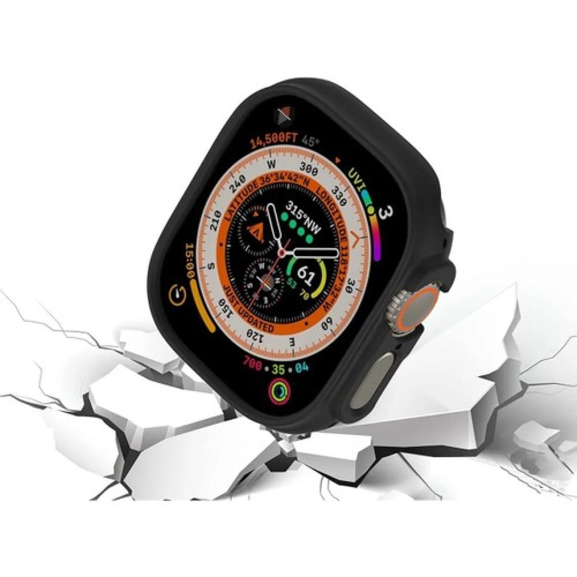 Conocer Apple Watch 8 Ultra 360 Tam Koruma (49 Mm) Pc Sert Ekran ve Kasa Koruyucu Kılıf Yüksek Kalite