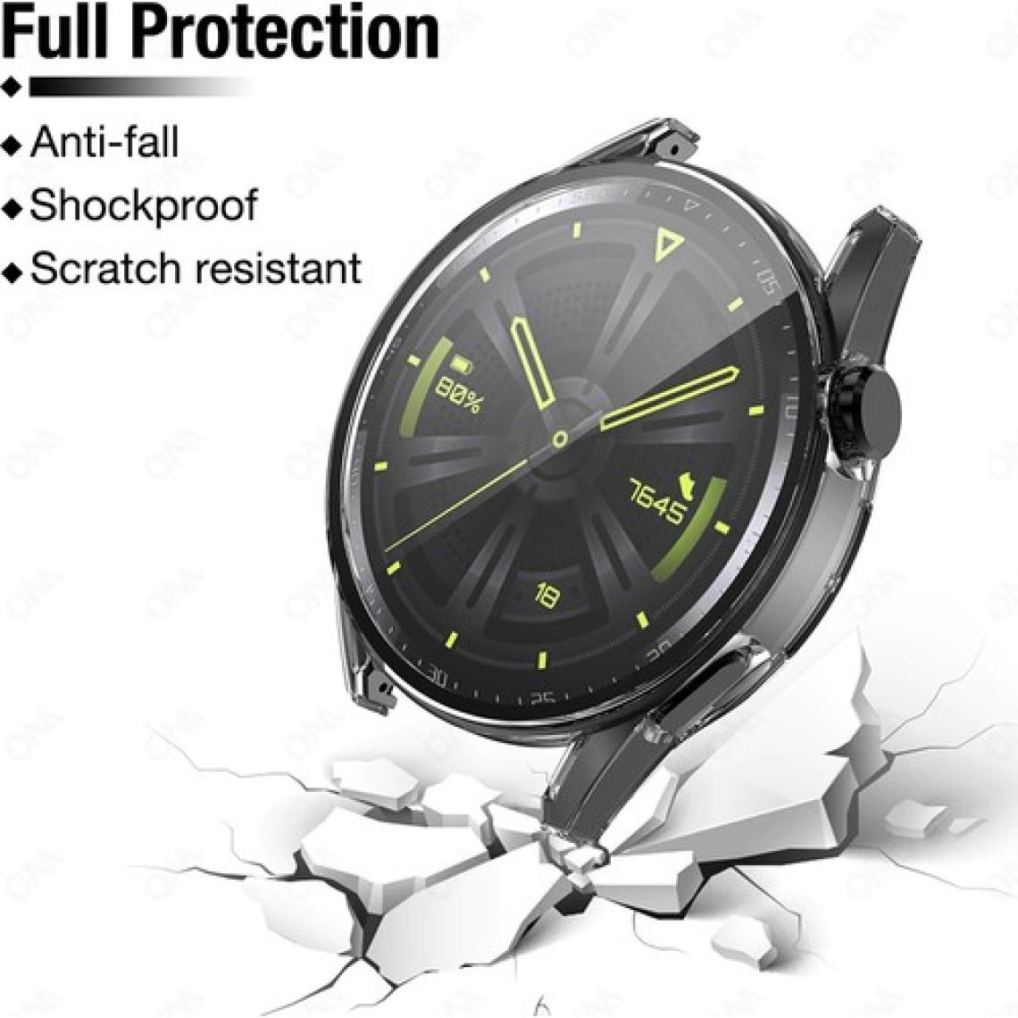 Huawei Watch Gt 3 Pro 46MM Kasa ve Ekran Koruyucu 360 Tam Koruma Gard 02 Kılıf