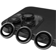 Apple iPhone 15 Pro Max Kamera Lens Koruyucu Renkli Tasarım Kolay Takma Aparatlı (Cl-07)