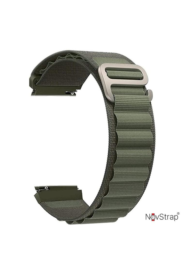 NovStrap Samsung Galaxy Watch 4 5 Pro 6 7 Fe Seri 40 44mm Classic 42 43 45 46 47mm Uyumlu Kordon Alpine Loop