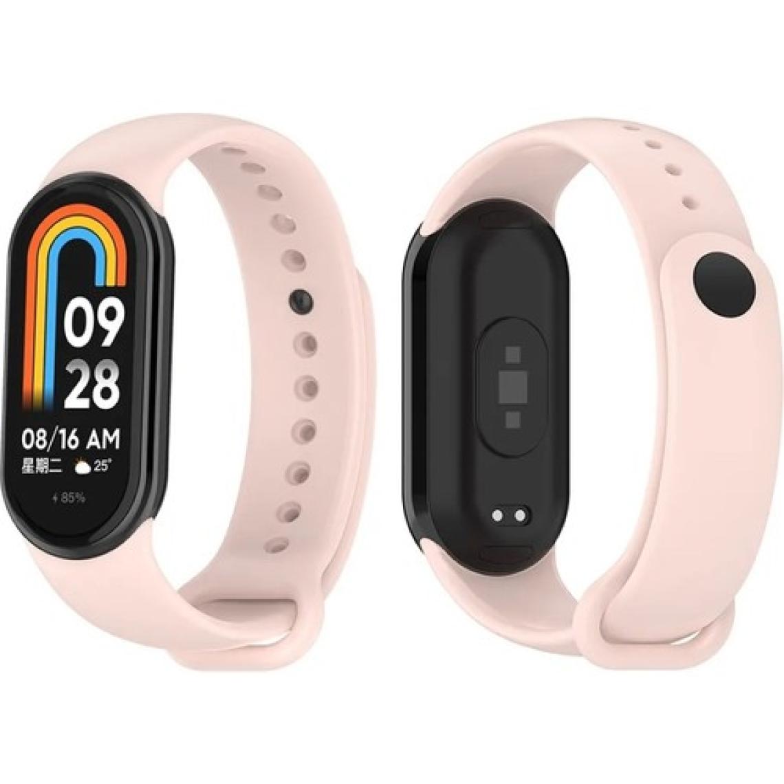 Xiaomi Mi Band 8 Mi Band 9 Uyumlu Akıllı Bileklik Silikon Kordon Kayış